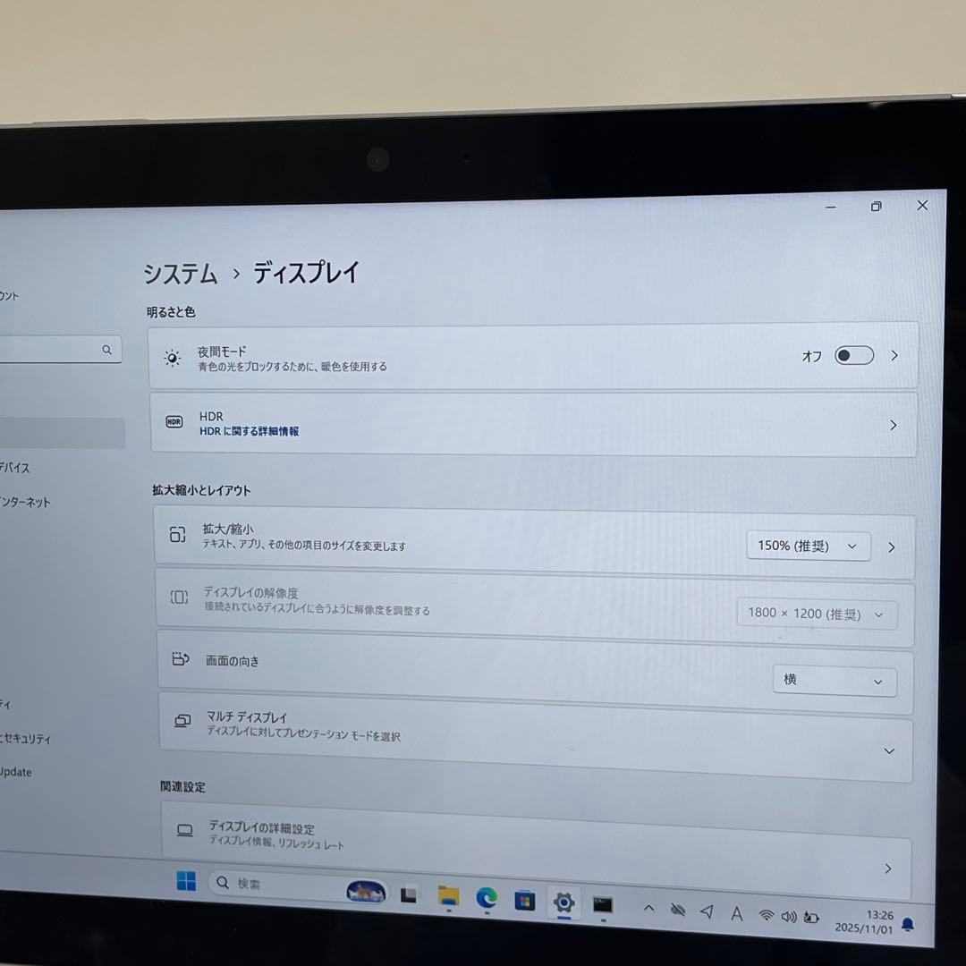 #399 Microsoft Surface Go 1824タブレット 8GB