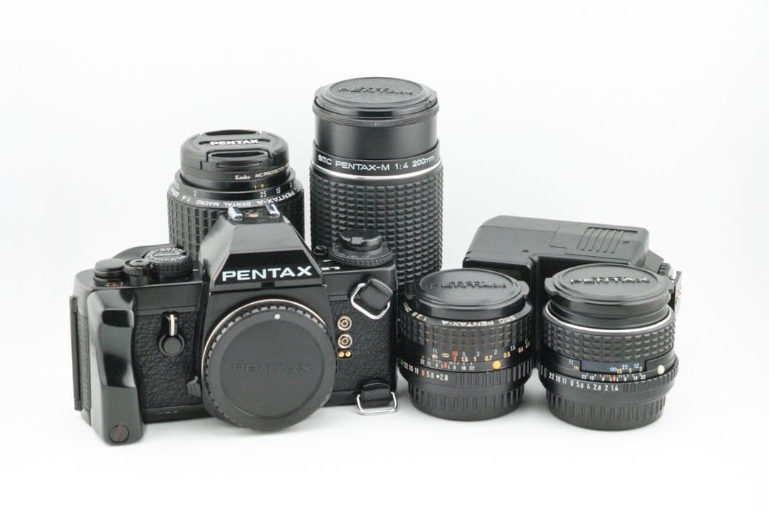 Pentax LX 後期型 +レンズ4本 + ストロボ