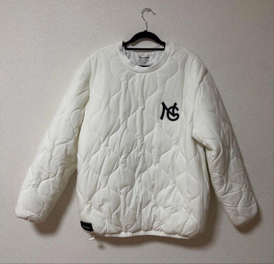 NO COFFEE NO GOLF クラブハウス　キルティングジャケット XL