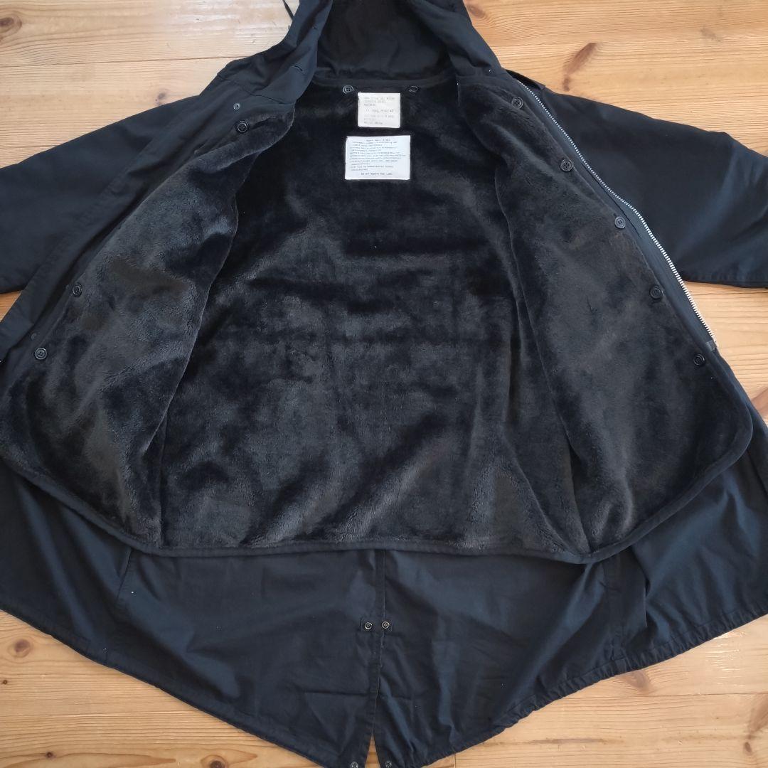 【美品】ヒューストン M-51 モッズコート　ライナー付き　黒　XXS