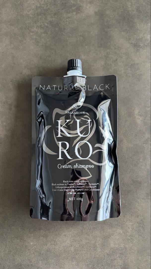 nonon KURO ナチュラルブラック クリームシャンプー 400g