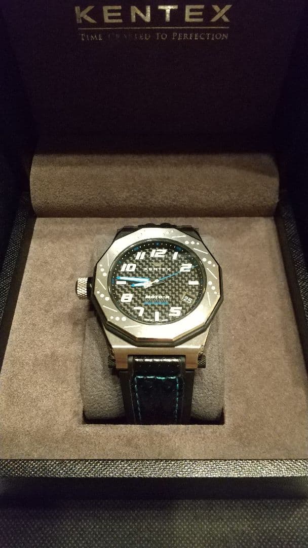 MOTO-R Standard Three-hand シルバー×ブルー