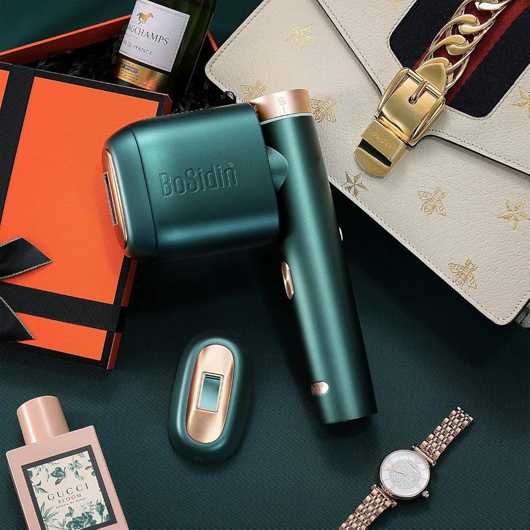 【美品】BoSidin家庭用脱毛器全身脱毛無痛光脱毛器メンズ/レディースグリーン