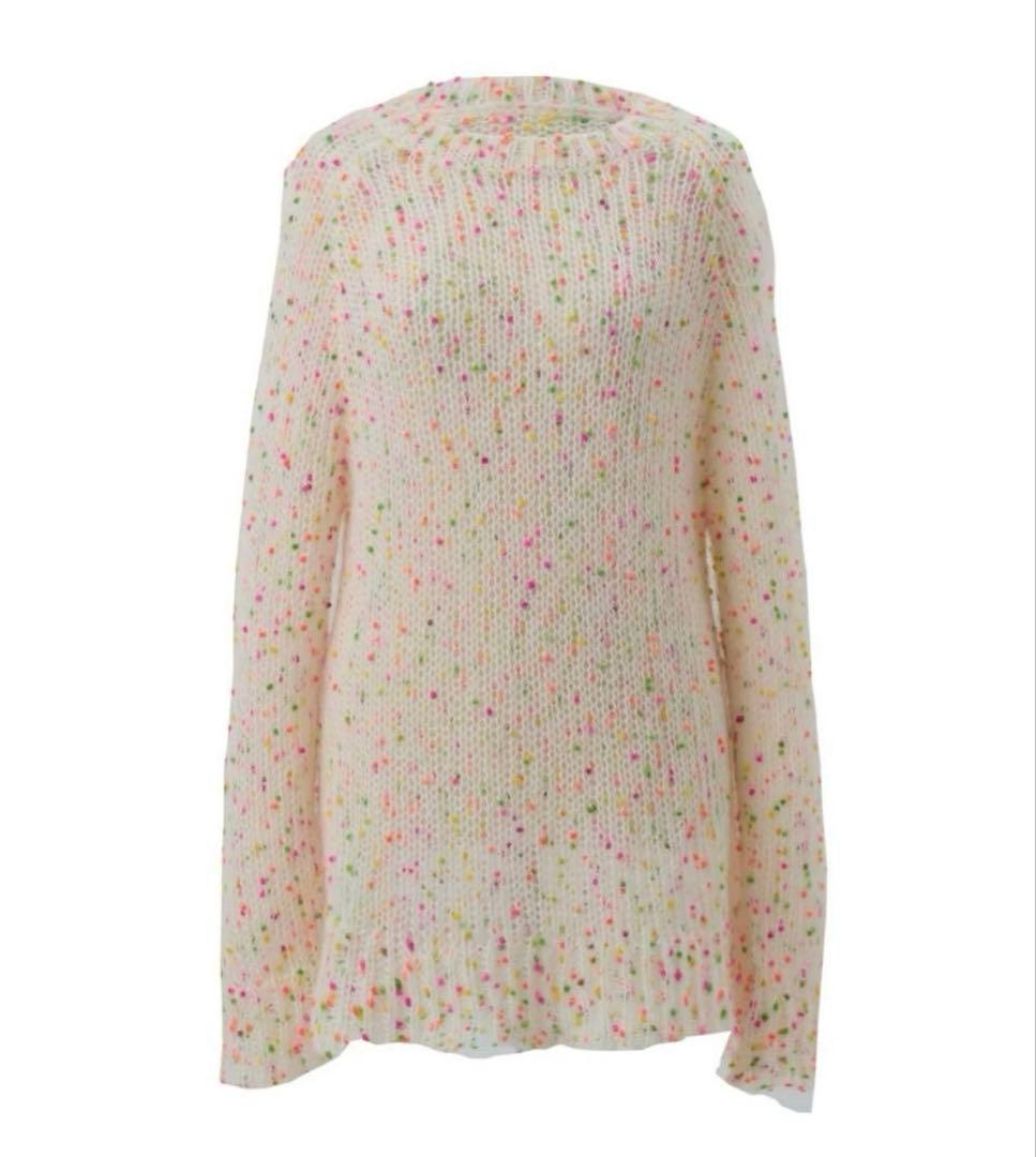 cygne カラフルポンポンニット Sylvian