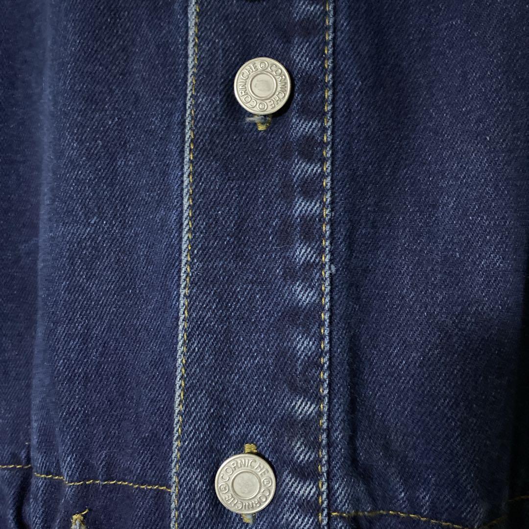 洒落◎ 90s デニム モッズコート パーカー ビンテージ コットン S