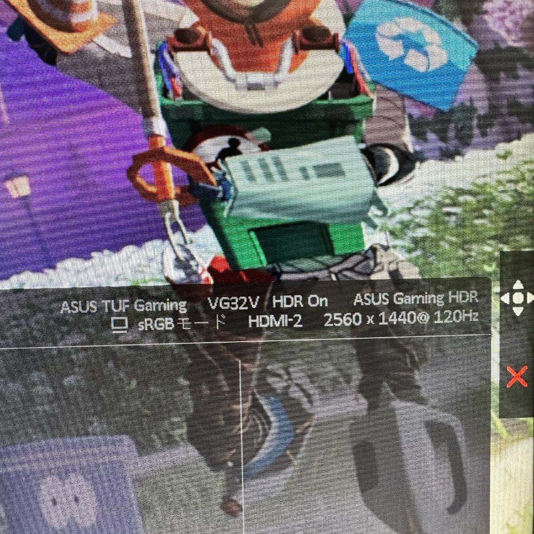 ASUS WQHD 144Hz 31.5インチ ゲーミングモニター