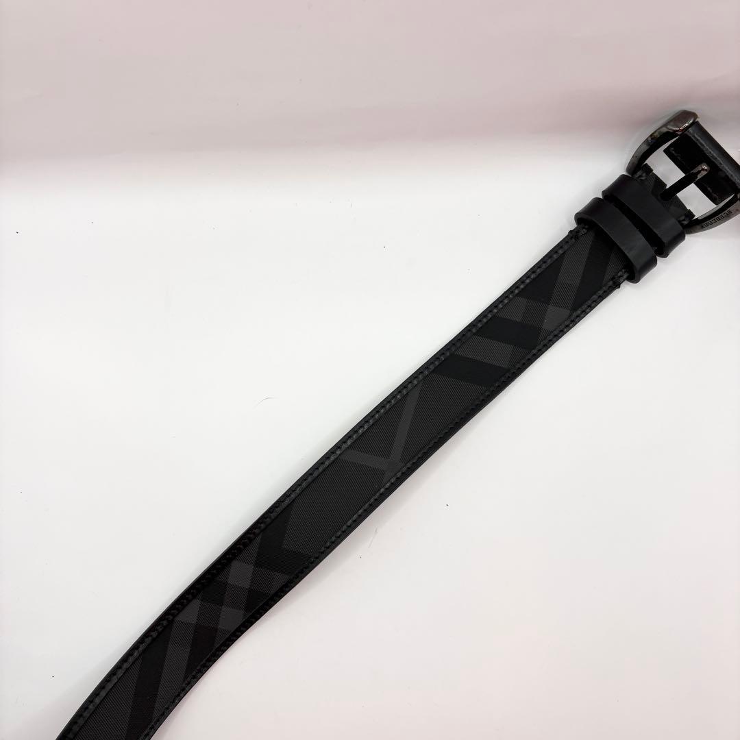Burberry ベルト ノバチェック ブラック メンズ