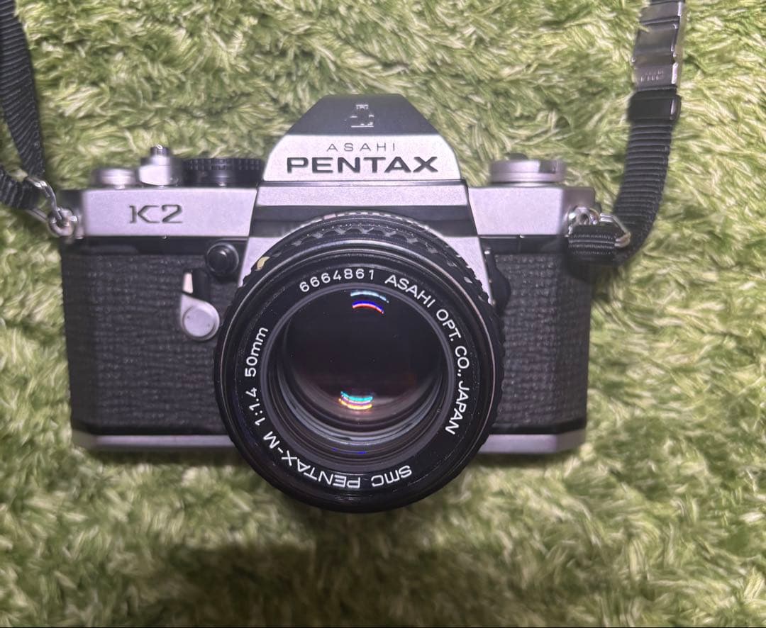 ASAHI PENTAX K2 フィルムカメラ 一眼レフカメラ50mmレンズ付き