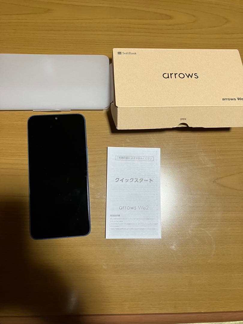 SoftBank arrows We2 ブルー 本体