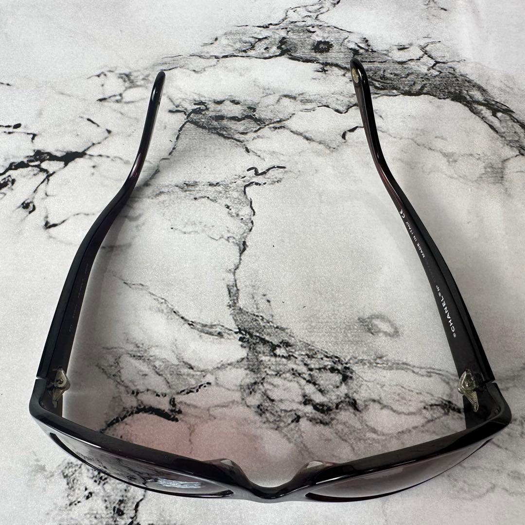 美品✨CHANEL シャネル 最高級サングラス サイドロゴ CC ココマーク刻印