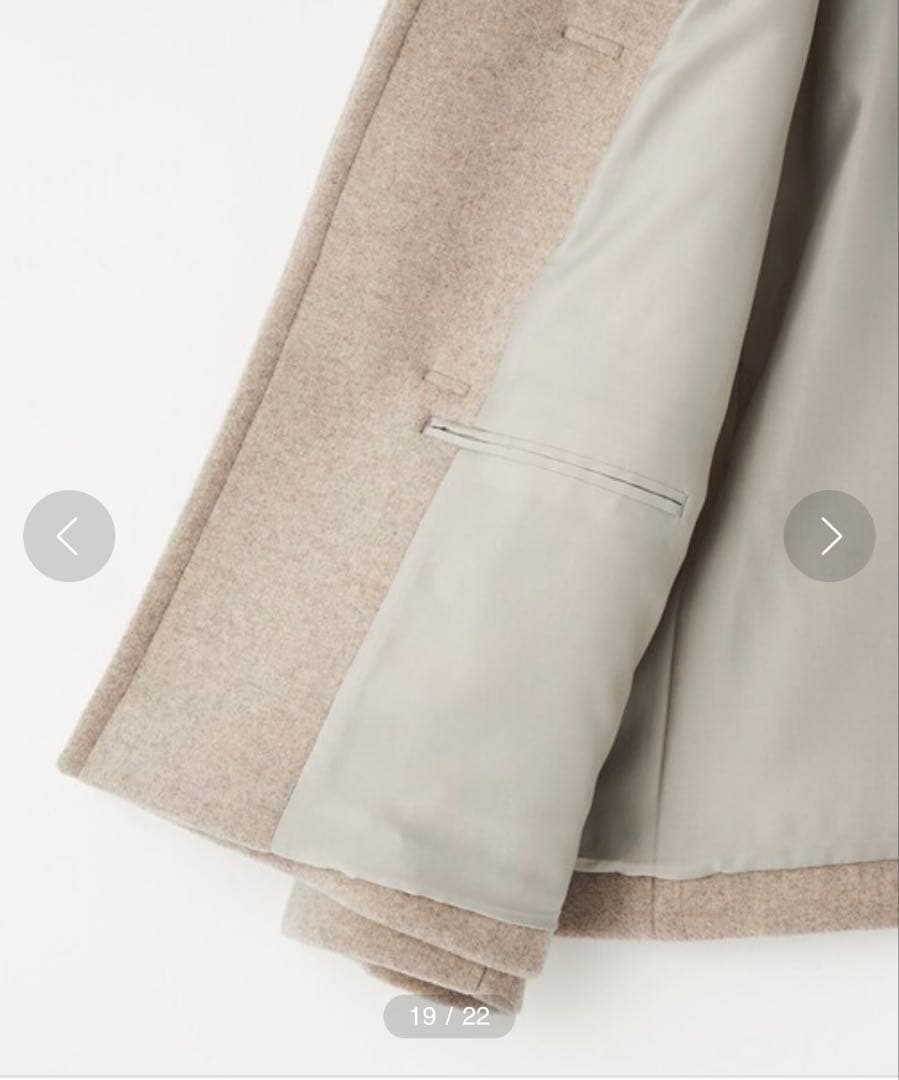 【美品】green label relaxingダッフルコートショート丈　38