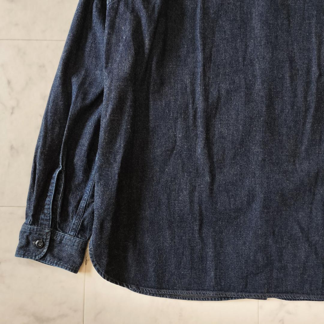 RRL デニムワークシャツ XL インディゴ ヴィンテージ加工 ダブルアールエル