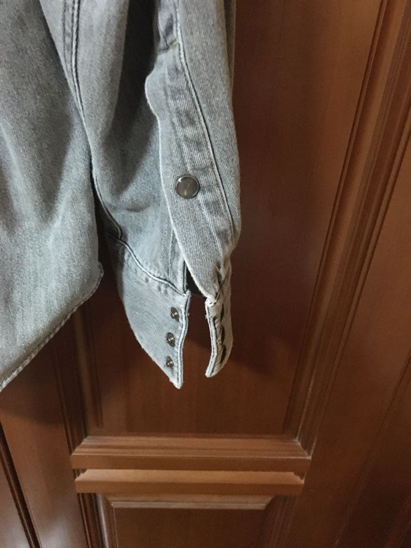 RRL ウエスタンシャツ　グレー　サイズ　L