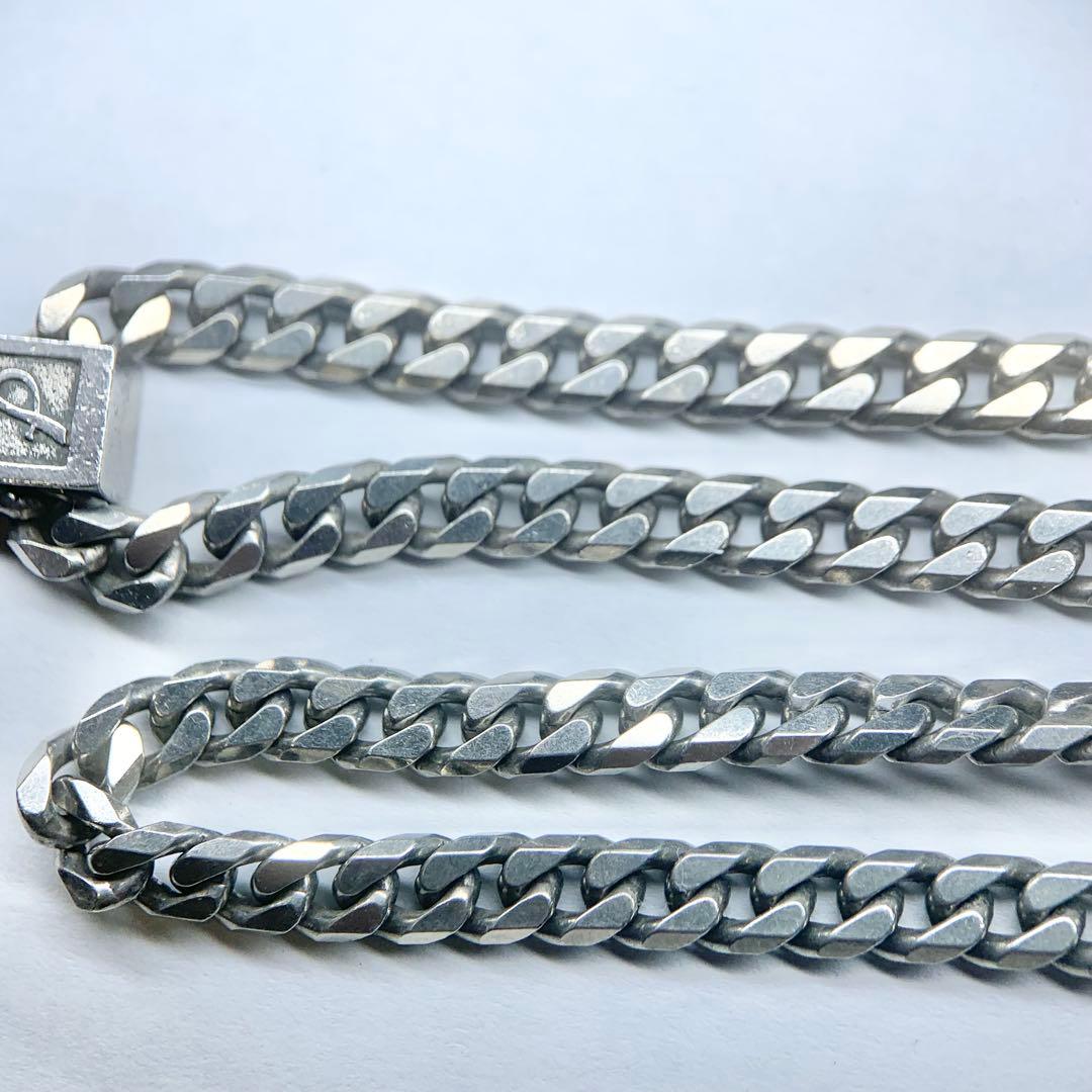 希少 レダシルマ ネックレス 喜平 ダイヤモンド 9粒 0.10 ゲルマニウム