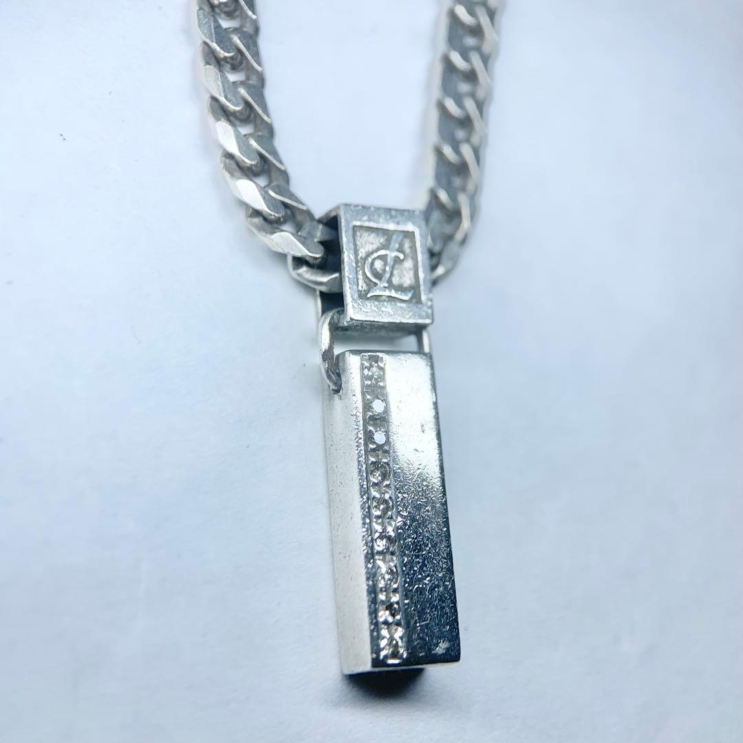 希少 レダシルマ ネックレス 喜平 ダイヤモンド 9粒 0.10 ゲルマニウム