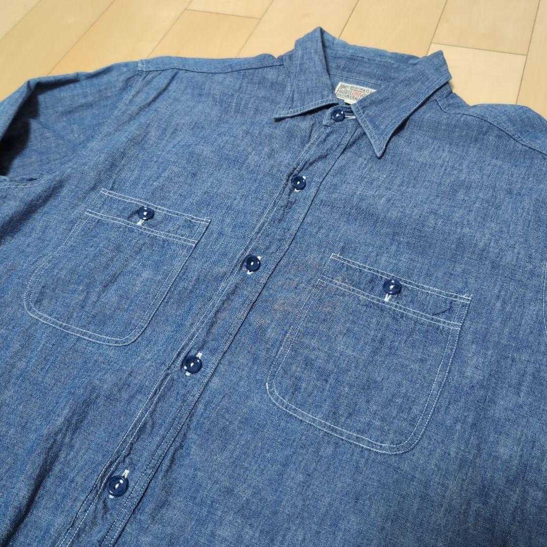 akatukiバズリクソンズ　シャンブレーシャツ