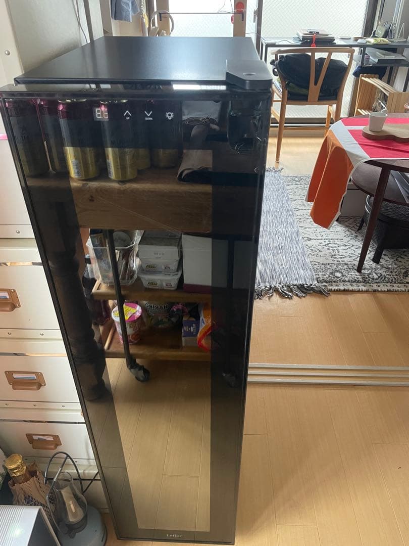 ワインセラー 黒 最大18本収納(LW-D18)