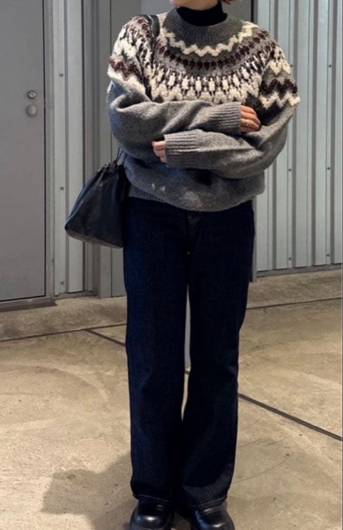 DISCOAT 求心柄オーバーニット