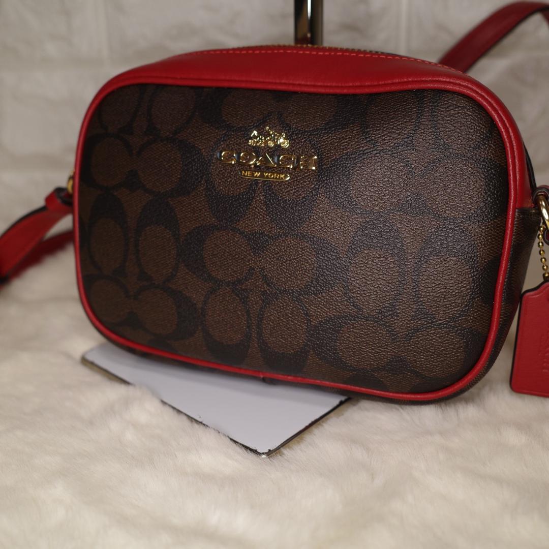美品 COACH コーチ C9926 カメラバッグ ショルダー シグネチャー