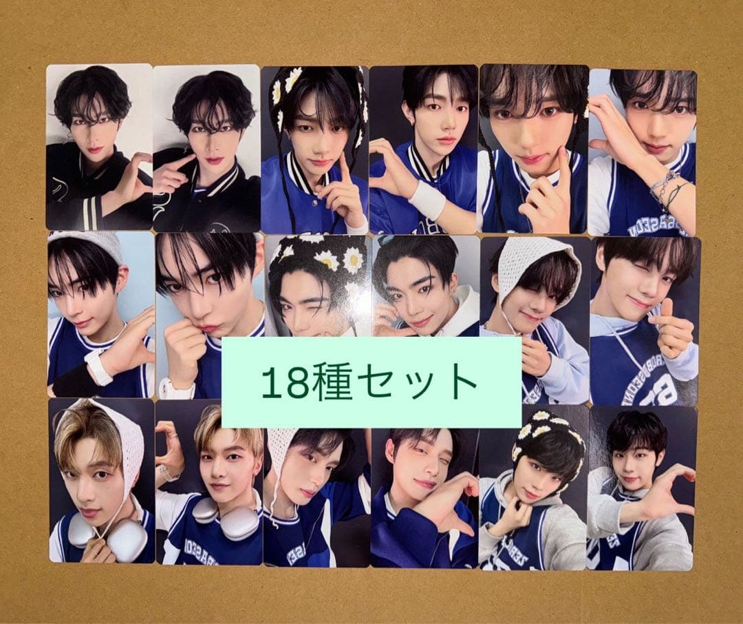 KCON 2025 ZB1 ゼベワン 会場 ラントレ トレカ　18種コンプ