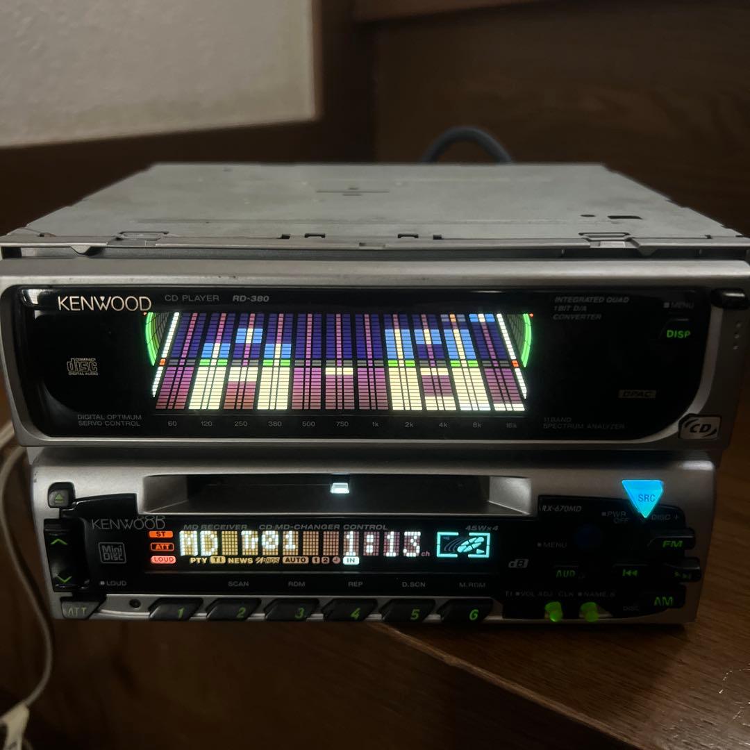 KENWOOD RX-670MD RD-380 中古品セット