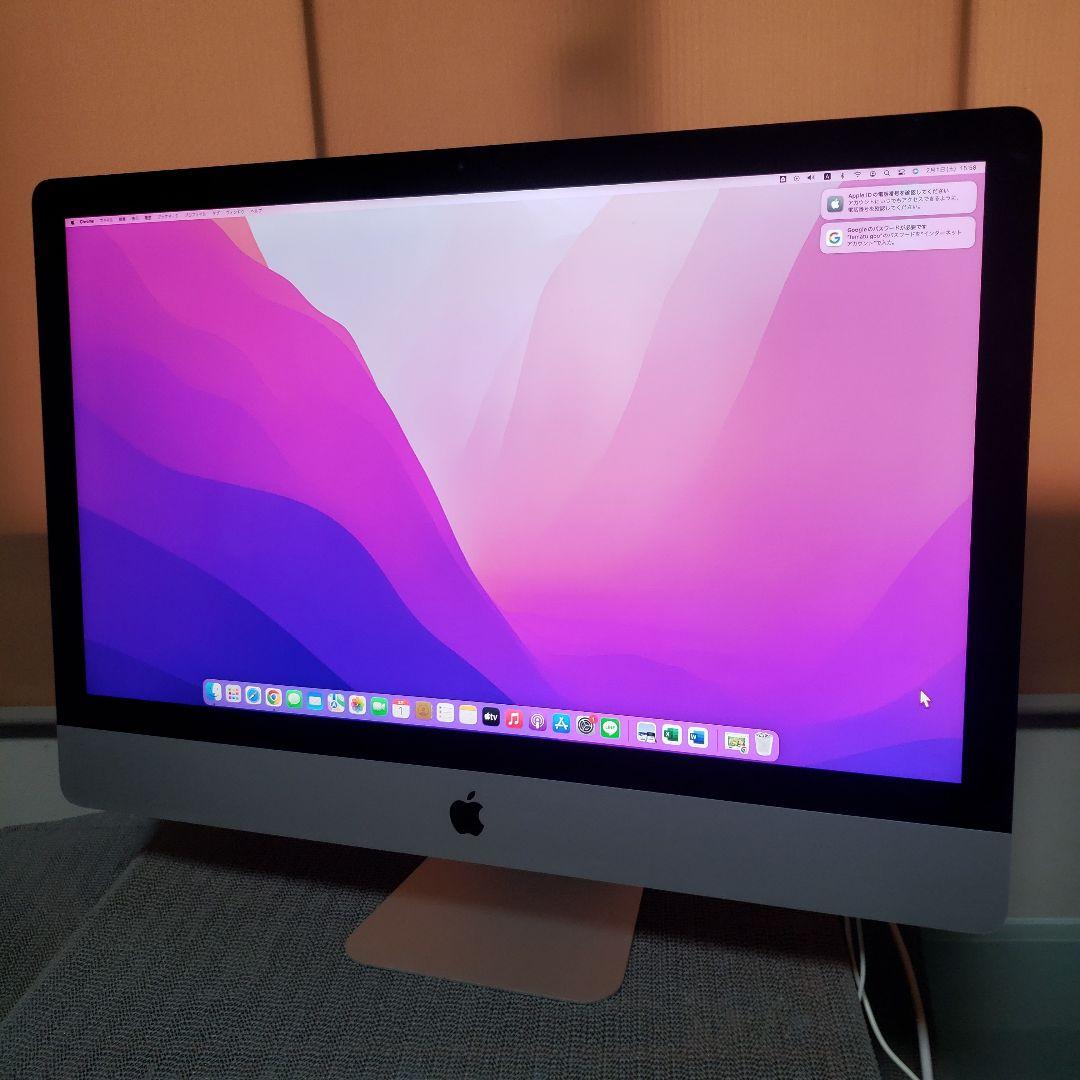 iMac Retina 5K 27インチ　液晶交換済　SSD1TB交換済