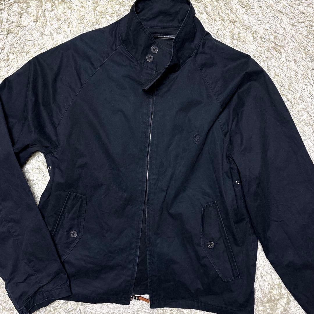 ポロラルフローレン コットン スイングトップ ブルゾン G9 ハリントン 黒