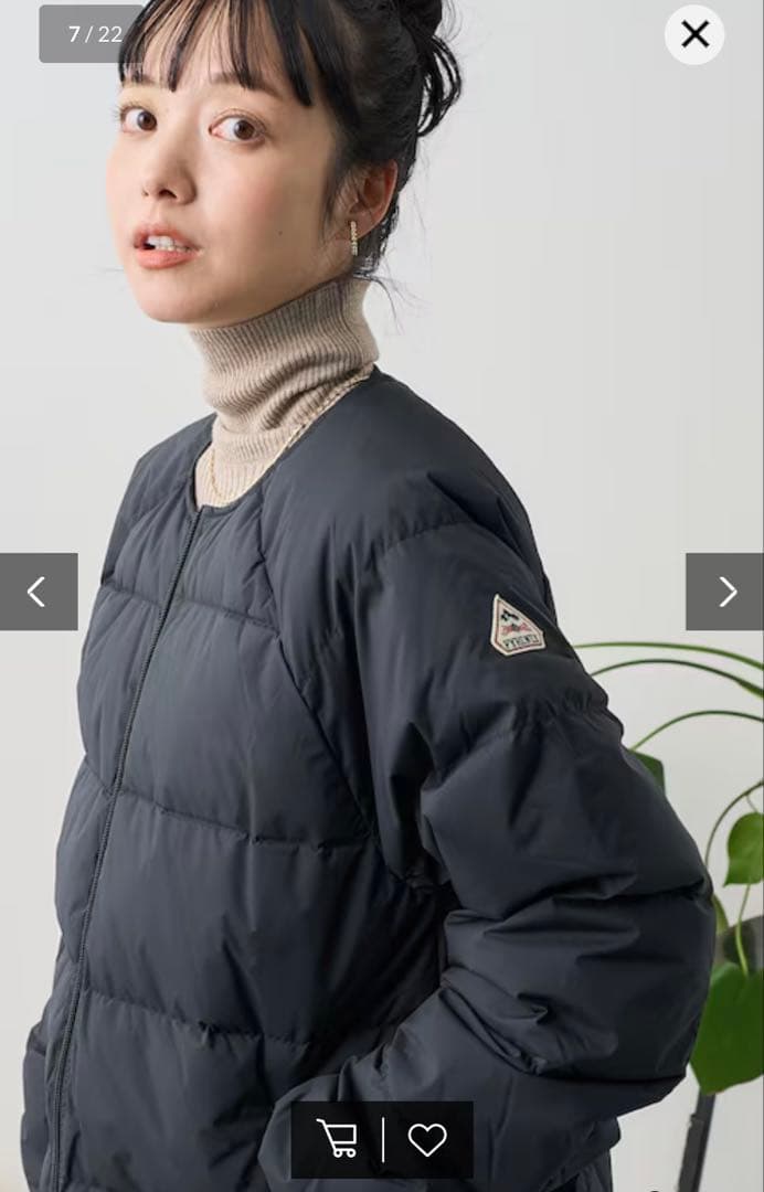 新品‼️未使用【ピレネックス】ダウンジャケット　size40 定価88,000円