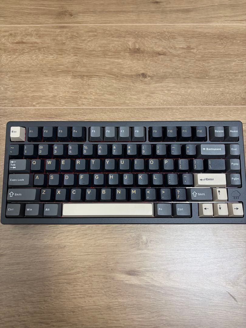 【WOBKEY Rainy 75Pro系モデル】ブラック PCキーボード 打鍵音