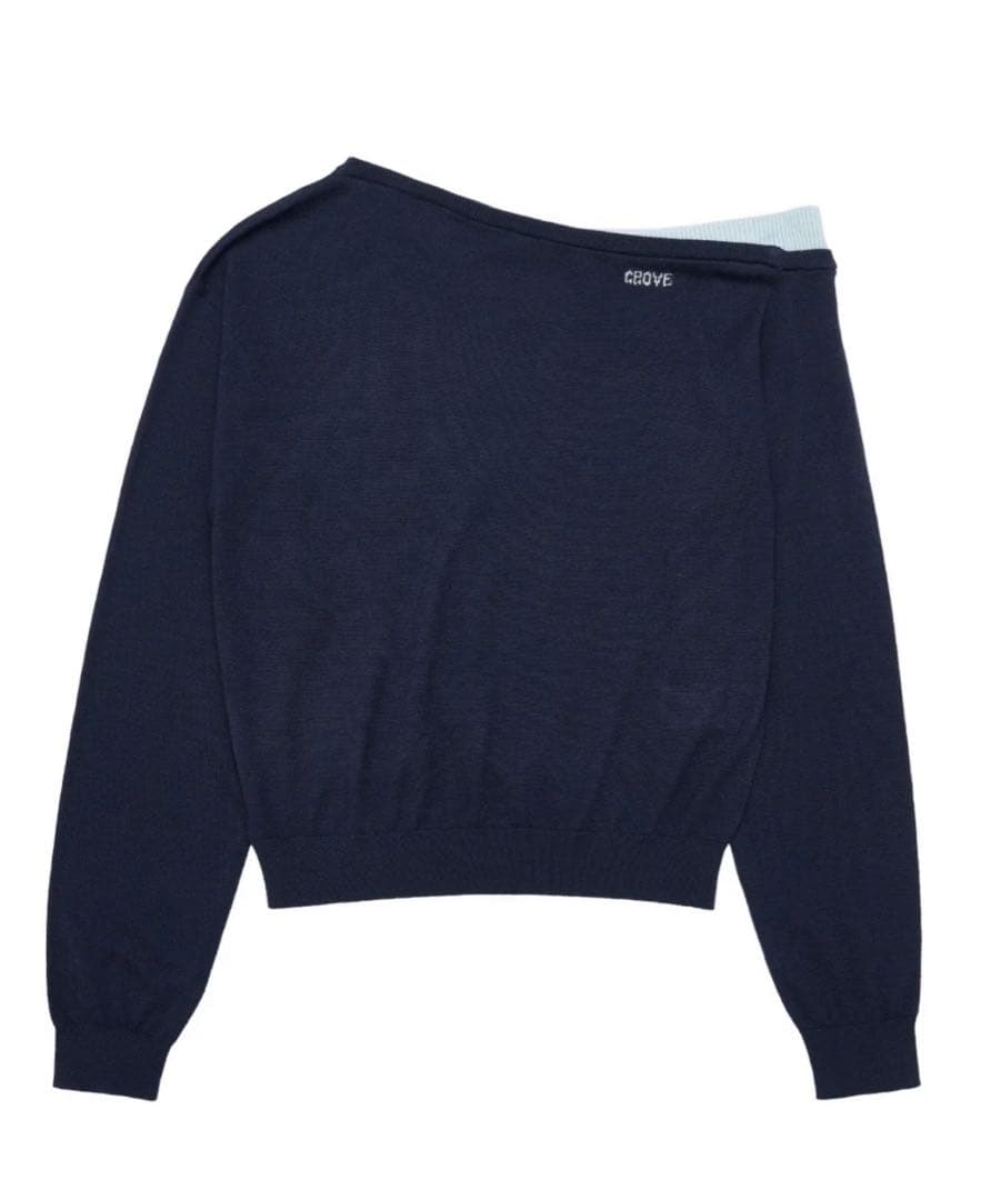 トップス EDEN COMBI KNIT / GRVR GROVE