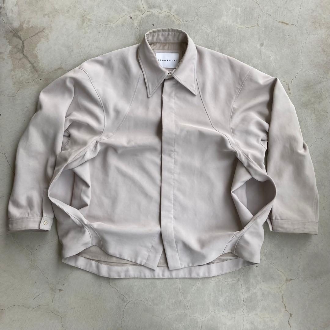 CORNERSTONE コーナーストーン　24awスリットデザインシャツ　44