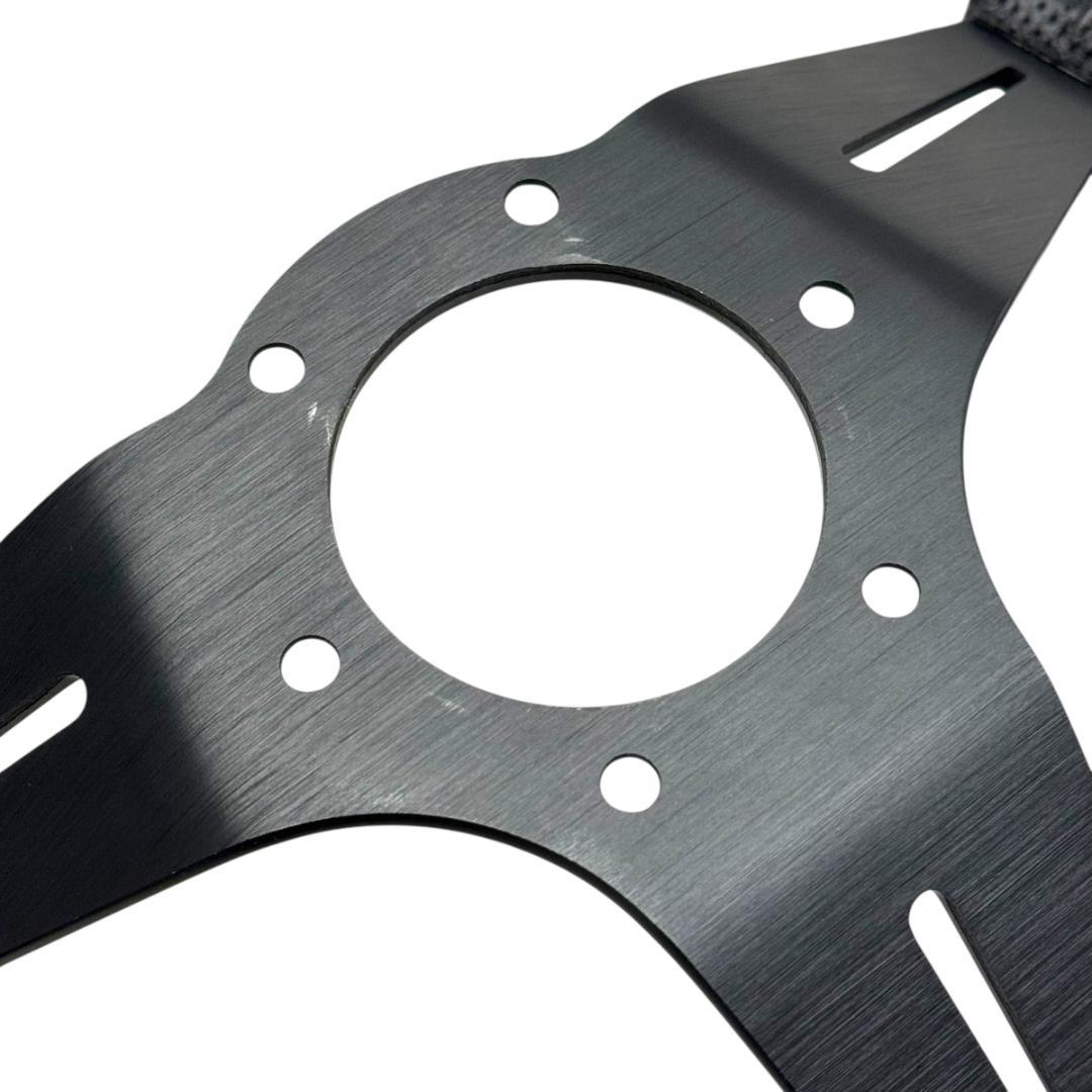 NARDI x HKS スタイル ディープ コーン レザー ステアリング