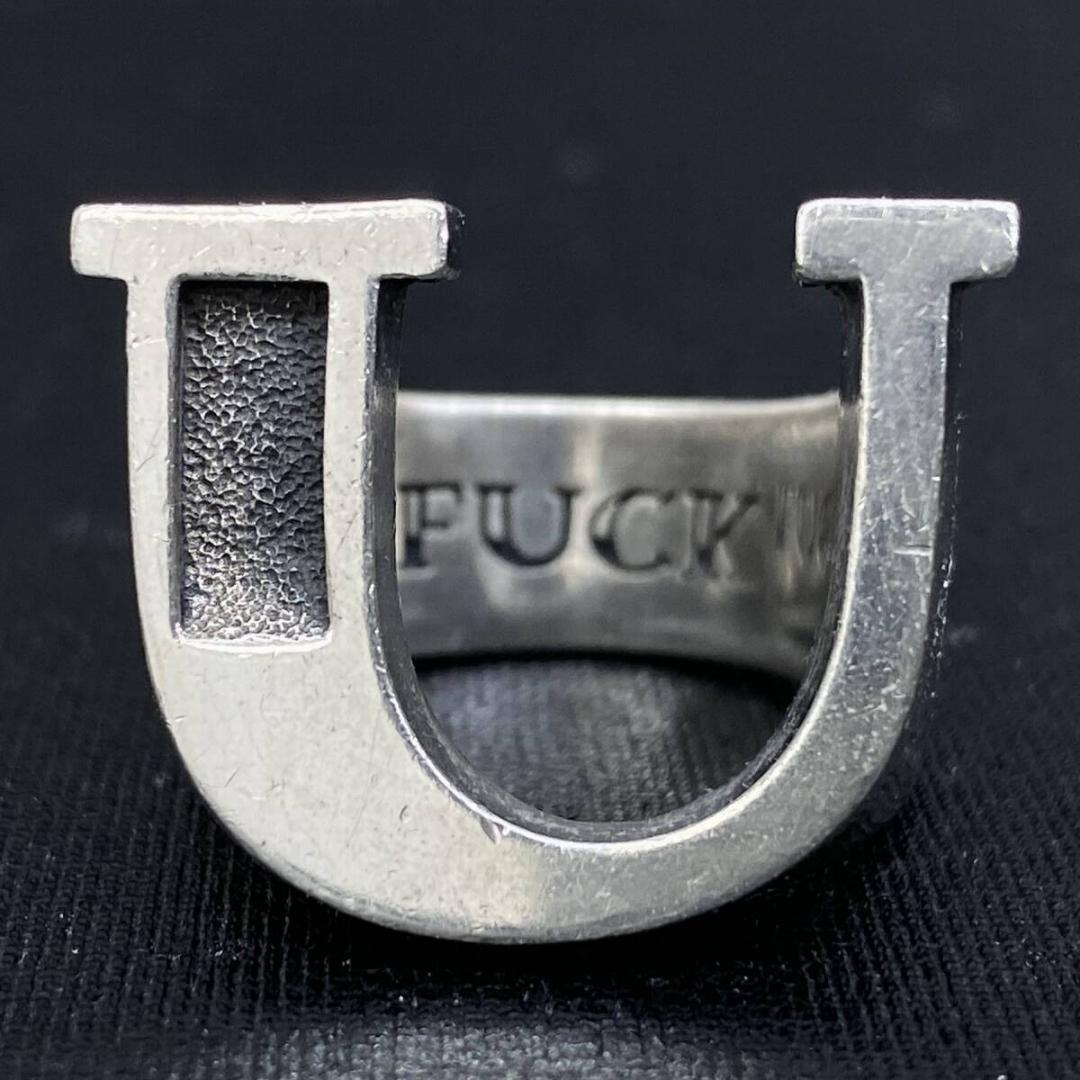 WEIRDO FUCK U RING シルバー925 ホースシューリング 21号