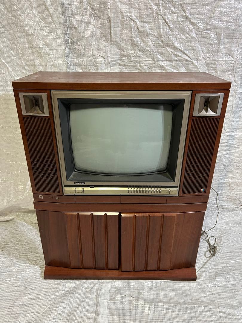 東芝カラーテレビ20F663昭和レトロ　アンティーク