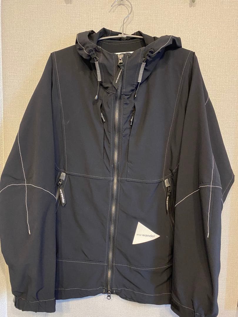 【期間限定】 and wander ソフトシェルジャケット　アンドワンダー