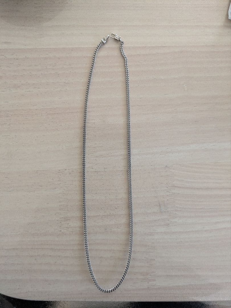 TOMWOOD シルバー カーブチェーンネックレス