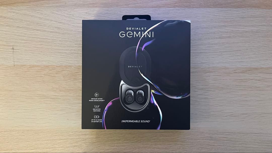 Devialet Gemini（デビアレ ジェミニ)ワイヤレスイヤホン 第1世代