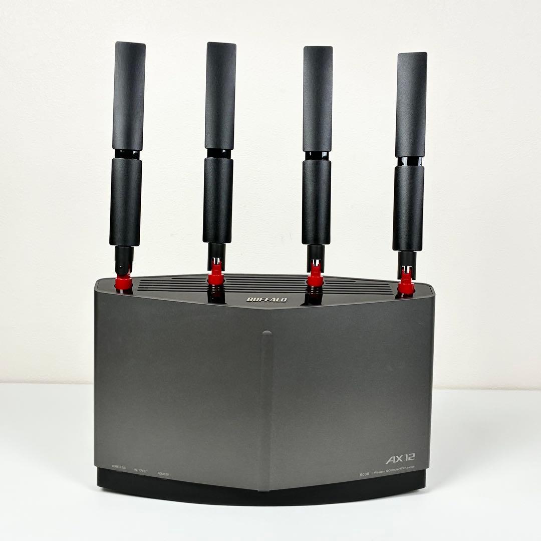 【動作確認済】バッファロー WXR-6000AX12S 外箱・説明書 10GbE