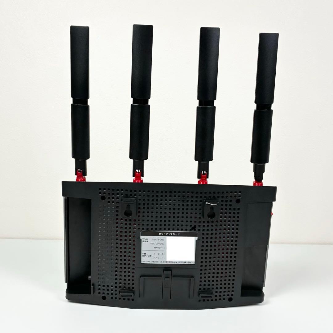 【動作確認済】バッファロー WXR-6000AX12S 外箱・説明書 10GbE