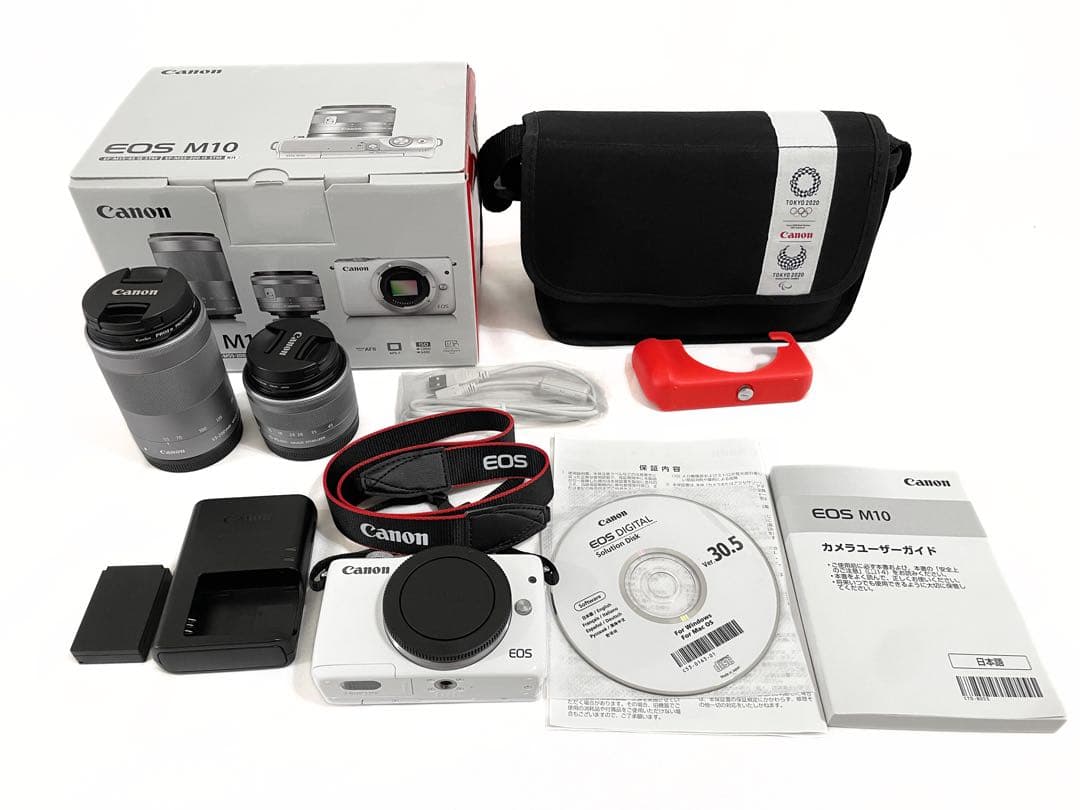【美品】Canon EOS M10 ダブルズームレンズキット