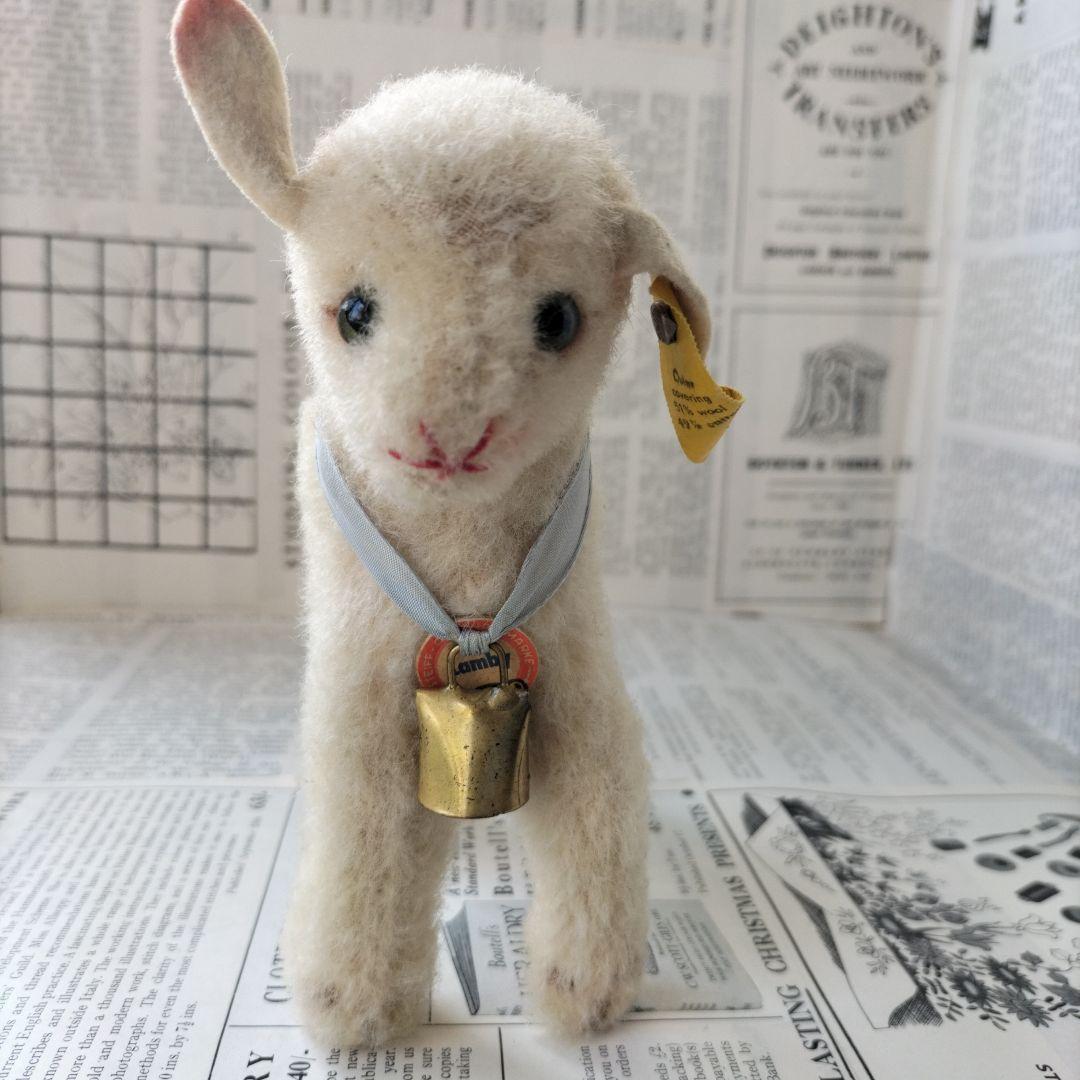 ビンテージ　シュタイフ　Lamby 羊 １４cm