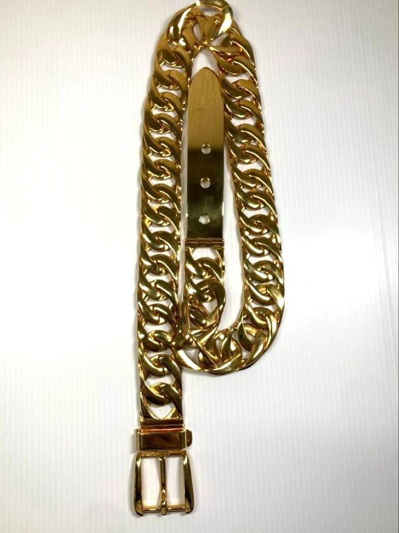 美品　GUCCI グッチ　チェーンベルト　ゴールドカラー