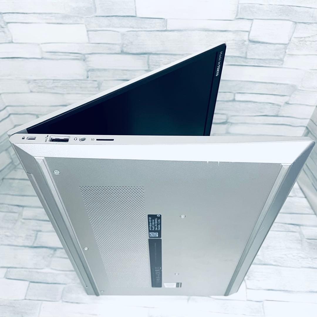 【美品】hp ノートPC 第11世代 i5 オフィス付 バッテリー良好 16GB