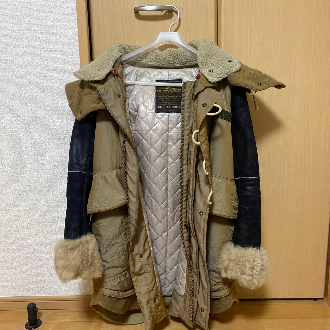 【水玉】COOLATIQUESフード付きモッズコート