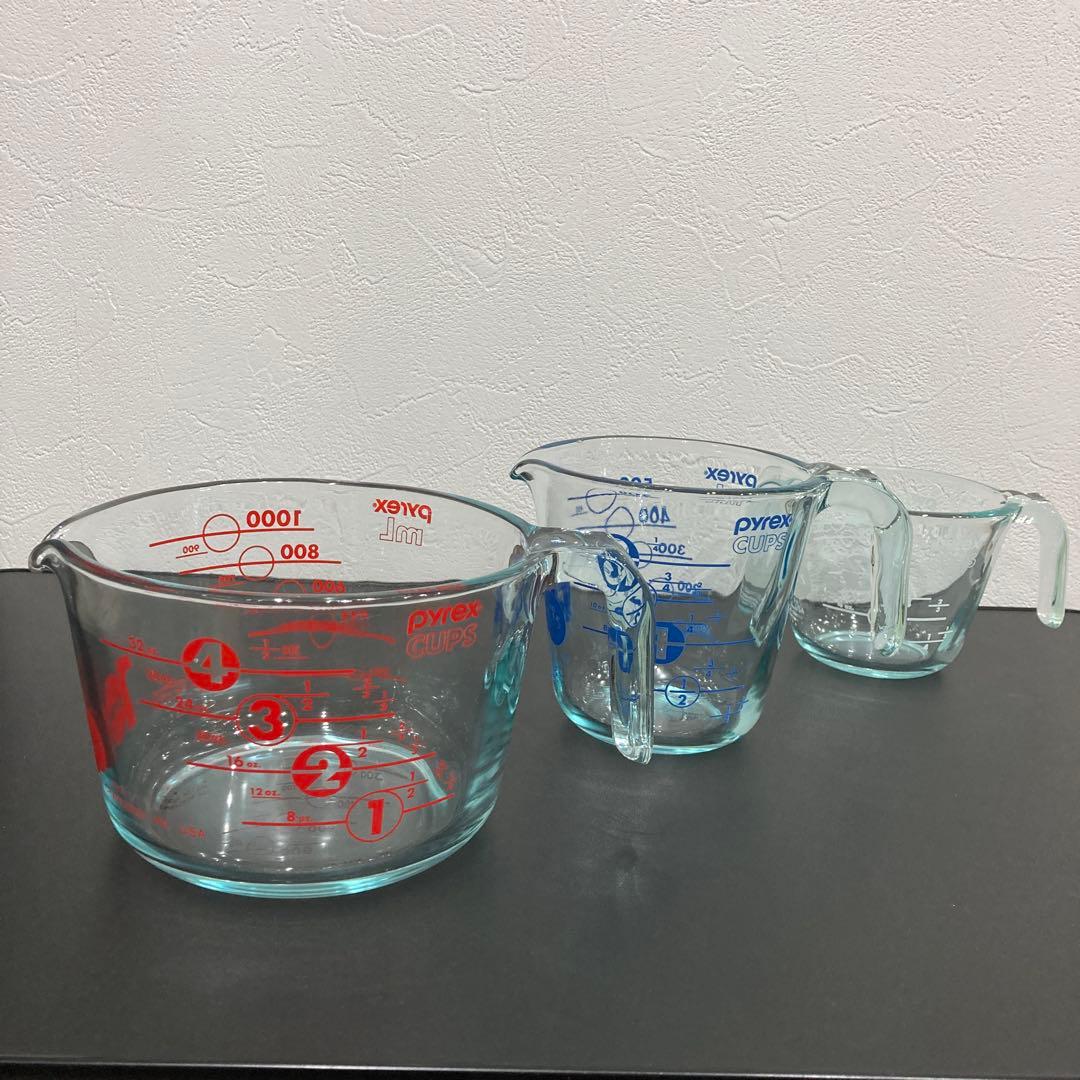 ｐｙｒｅｘ　パイレックス　メジャーカップ　3点セット