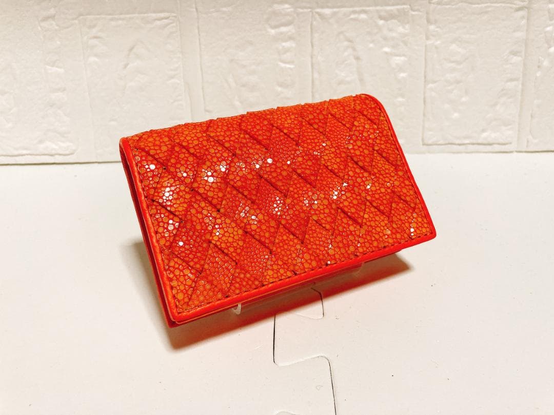 ☆まれ☆ガルーシャ　名刺入れ　イントレチャート加工　2点セット