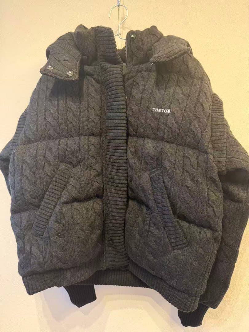 ジャケット・アウター the toe SHARD KNIT DOWN