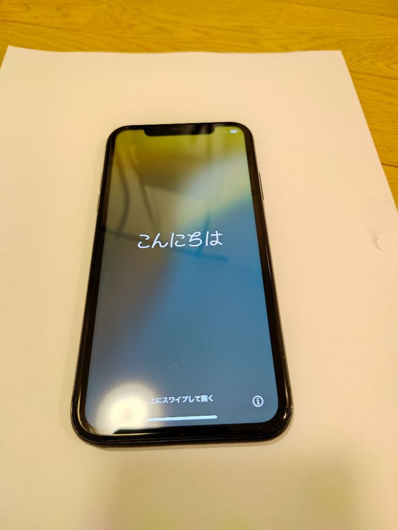 iPhone XR Black 64GB SIMフリー 背面割れ 動作確認済