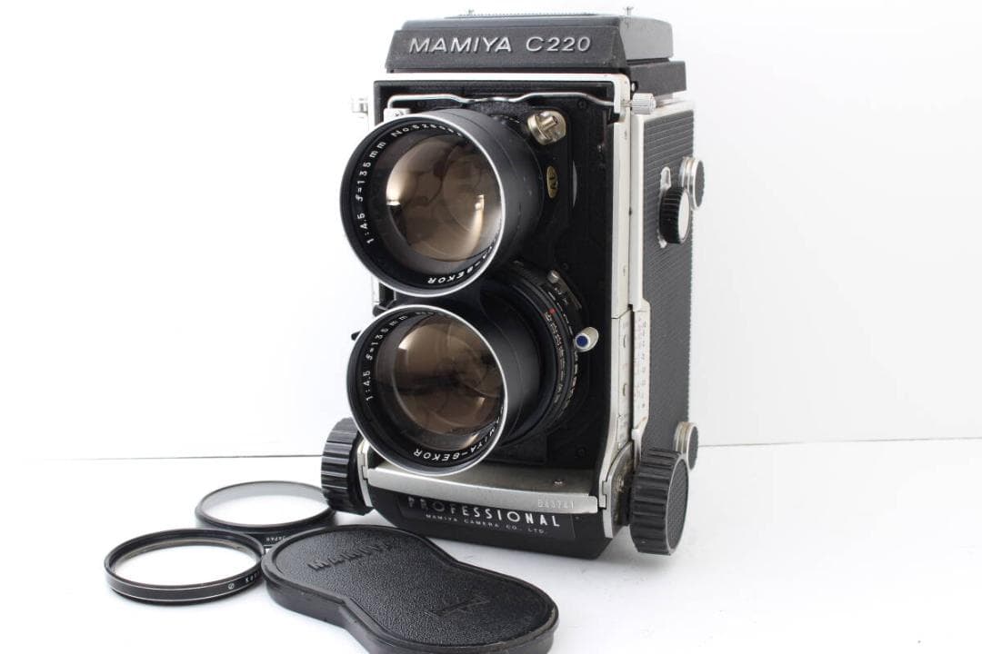 Mamiya マミヤ C220 ｆ4.5 135mm ブルードット ＃38