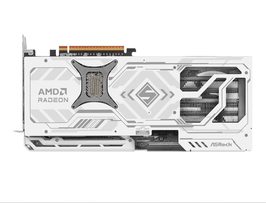 ASRock RX9070 SL 16GO Steel legend ホワイト